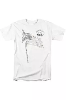 Футболка/футболка US ARMY Tristar с коротким рукавом для взрослых Gildan, белый