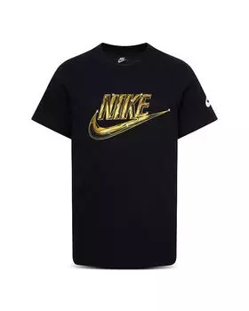 Футболка Futura Metallic для мальчиков - Little Kid Nike, черный