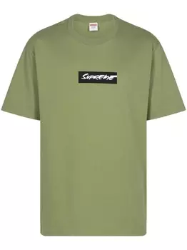 Футболка Futura с принтом Supreme, зеленый