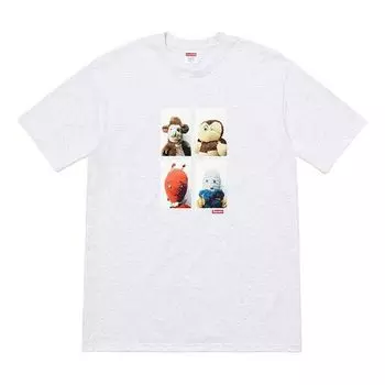 Футболка fw18 mike kelley ahhyouth ash grey tee Supreme, серый