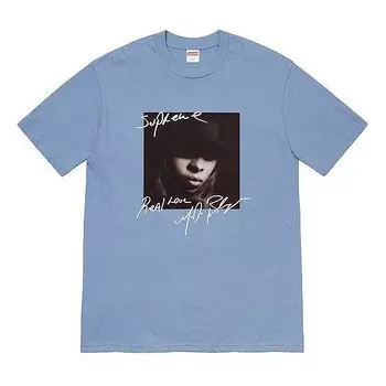 Футболка fw19 week 1 mary j blige tee magentat Supreme, серый