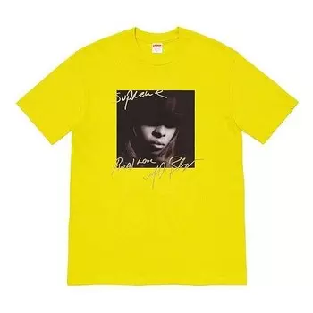 Футболка fw19 week 1 mary j blige tee sulfert Supreme, желтый