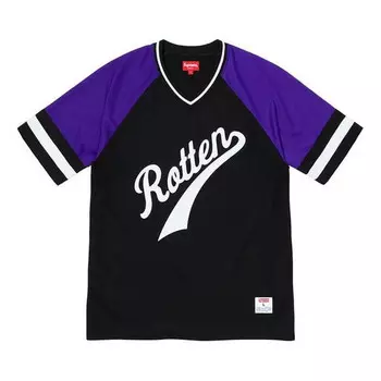 Футболка fw19 week 2 rotten baseball top tee Supreme, фиолетовый