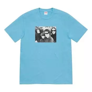 Футболка fw19 week 4 x the velvet underground tee Supreme, синий