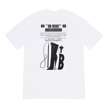 Футболка fw19 week 4 x the velvet underground tee Supreme, белый