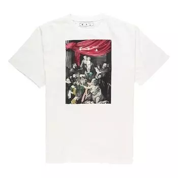 Футболка fw20 caravaggio painting oversize Off-White, белый