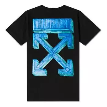 Футболка fw20 marker arrow printing normal version men black Off-White, черный