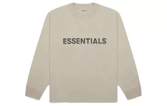 Футболка FW20 унисекс оливково-зеленого цвета Fear Of God Essentials, оливково-зеленый
