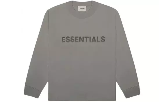 Футболка FW20 унисекс угольно-серый Fear Of God Essentials, серый