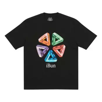 Футболка fw21 ich bun logo t-shirt 'black' Palace, черный