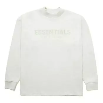 Футболка fw21 innersect long sleeve logo tee 'mozzarella' Fear Of God Essentials, бежевый