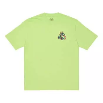 Футболка fw21 ultimo b-sans logo t-shirt 'green' Palace, зеленый