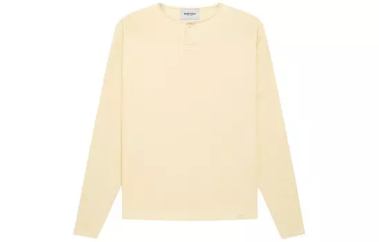 Футболка FW21 унисекс кремового цвета Fear Of God Essentials, кремовый
