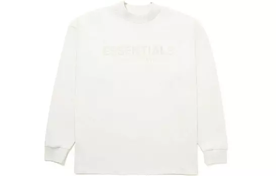 Футболка FW21 унисекс серо-бежевого цвета Fear Of God Essentials, серый