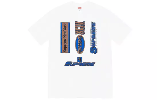 Футболка FW21 унисекс Supreme, белый