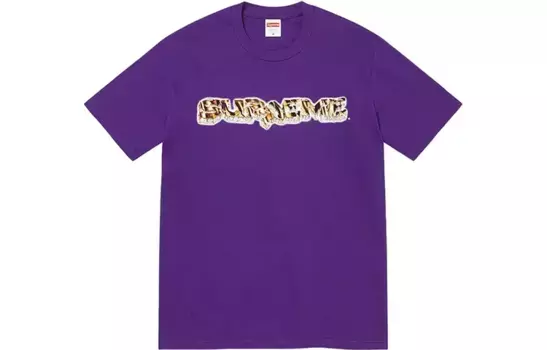 Футболка FW21 унисекс Supreme, фиолетовый