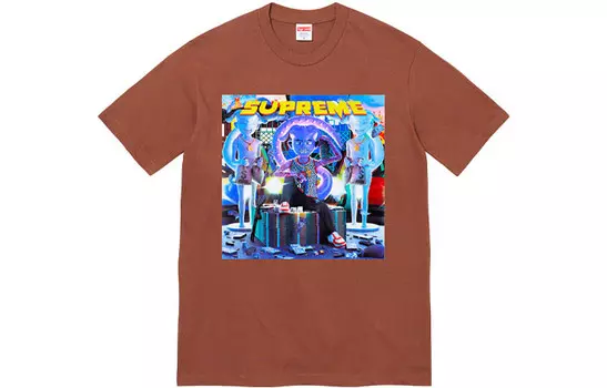 Футболка FW21 унисекс Supreme, розовый