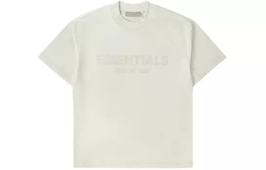 Футболка FW21 унисекс сырного цвета Fear Of God Essentials, цвет Cheese color