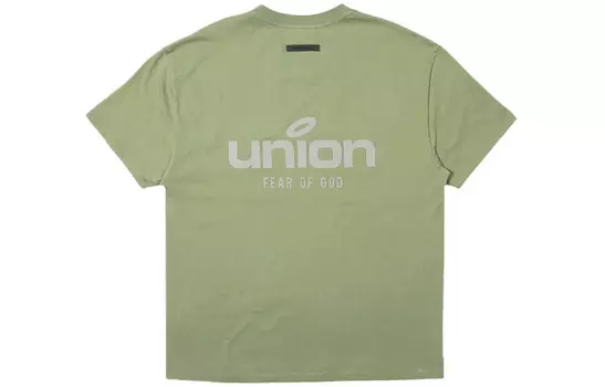 Футболка FW21 унисекс зеленая Fear Of God Essentials, зеленый