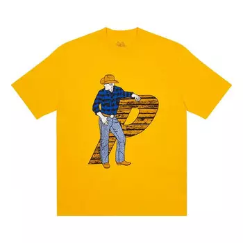 Футболка fw22 saddle up t-shirt 'yellow' Palace, желтый