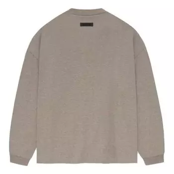 Футболка fw23 long sleeve tee 'core heather' Fear Of God Essentials, серый