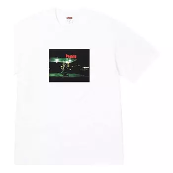 Футболка fw23 week7 hell t-shirt 'white' Supreme, белый