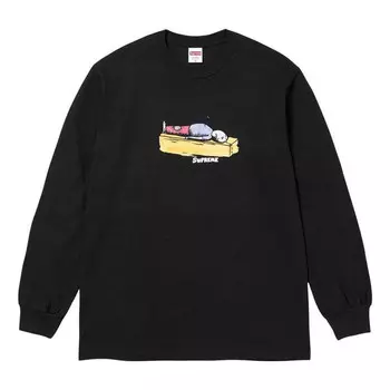 Футболка fw23 week7 neil blender arrow long sleeve t-shirt 'black' Supreme, черный