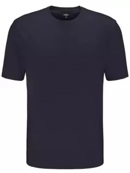Футболка FYNCH-HATTON "FYNCH-HATTON Basic T-Shirt", однотонная, цвет морской волны