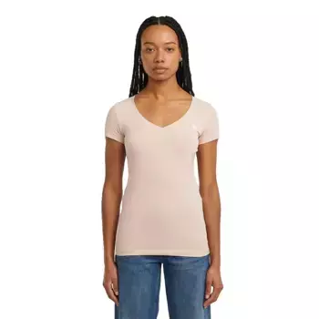 Футболка G-Star Base short sleeve v neck, розовый