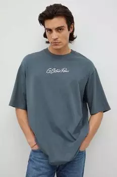 Футболка G-Star из необработанного хлопка G-Star Raw, синий