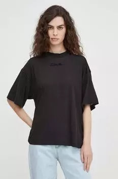 Футболка G-Star из необработанного хлопка G-Star Raw, черный