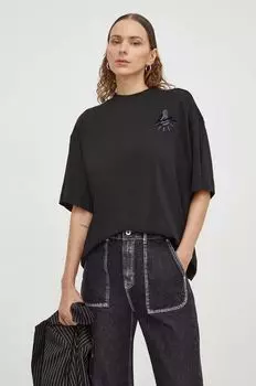 Футболка G-Star из необработанного хлопка G-Star Raw, черный