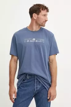 Футболка G-Star из необработанного хлопка G-Star Raw, синий