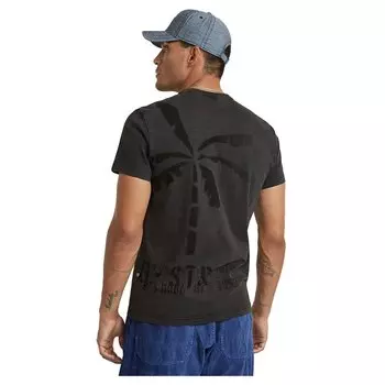 Футболка G-Star Musa Stencil Pigment Dye, черный