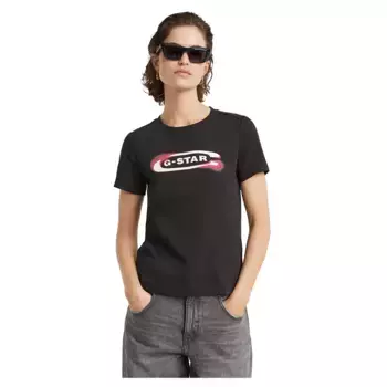 Футболка G-Star Old Skool Logo R T, черный