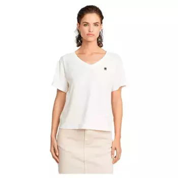 Футболка G-Star Open Relaxed short sleeve v neck, белый