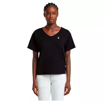 Футболка G-Star Open Relaxed short sleeve v neck, черный