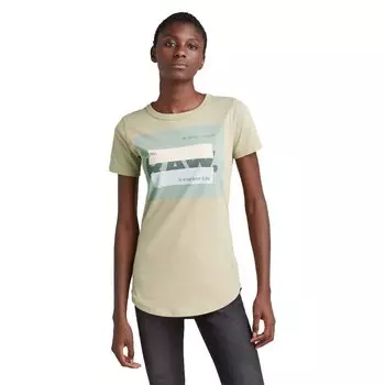 Футболка G-Star Raw Cvrd Long Slim, зеленый