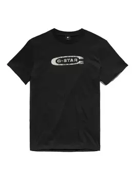 Футболка G-Star Raw Distressed Old School Logo, черный