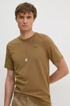 Футболка G-Star Raw, коричневый
