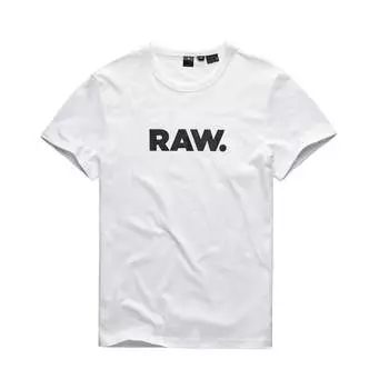 Футболка G star Raw с круглым вырезом G-Star, белый
