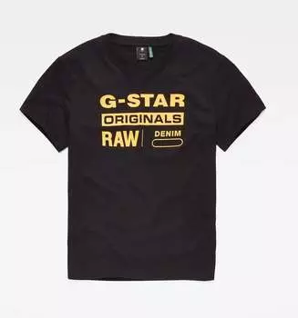 Футболка G star Raw с круглым вырезом G-Star, черный