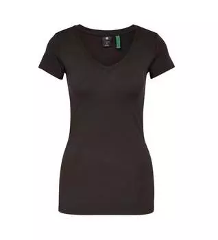 Футболка G Star Raw с v-образным вырезом G-Star, черный
