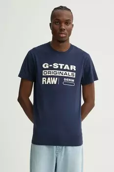 Футболка G-Star, темно-синий