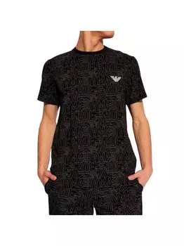 Футболка га орел Emporio Armani, черный