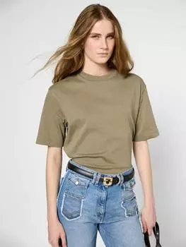 Футболка galina с рукавом до локтя Gerard Darel, цвет Khaki Green