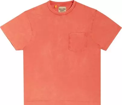 Футболка Gallery Dept. Plain Vintage Pocket Tee 'Red', красный