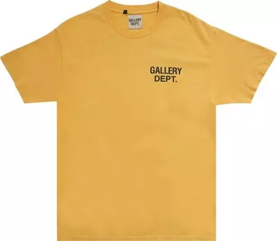 Футболка Gallery Dept. Vintage Souvenir Tee 'Yellow', желтый