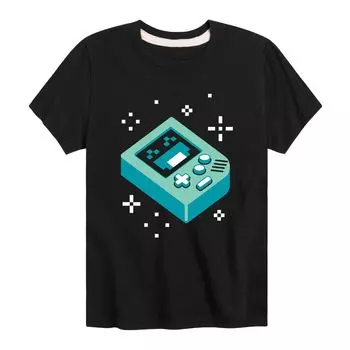 Футболка Game Boy с рисунком в стиле ретро для мальчиков 8–20 лет Licensed Character, черный