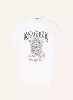 Футболка Ganni, белый